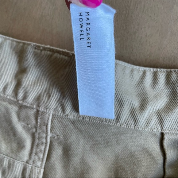 MHL / Margaret Howell Cotton Twill Pleated Work Trouser - Picture 5 of 11